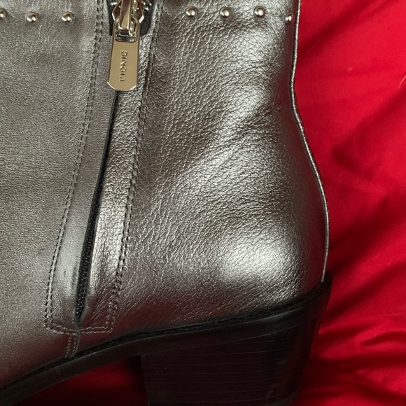 Vionic Metallic Bronze Ankle Boots - Picture 6 of 8